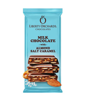 Milk Chocolate Bar With Almonds & Salt Caramel