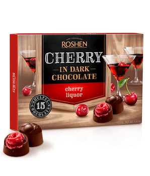 Dark Chocolate Cherry Liquor Gift Box